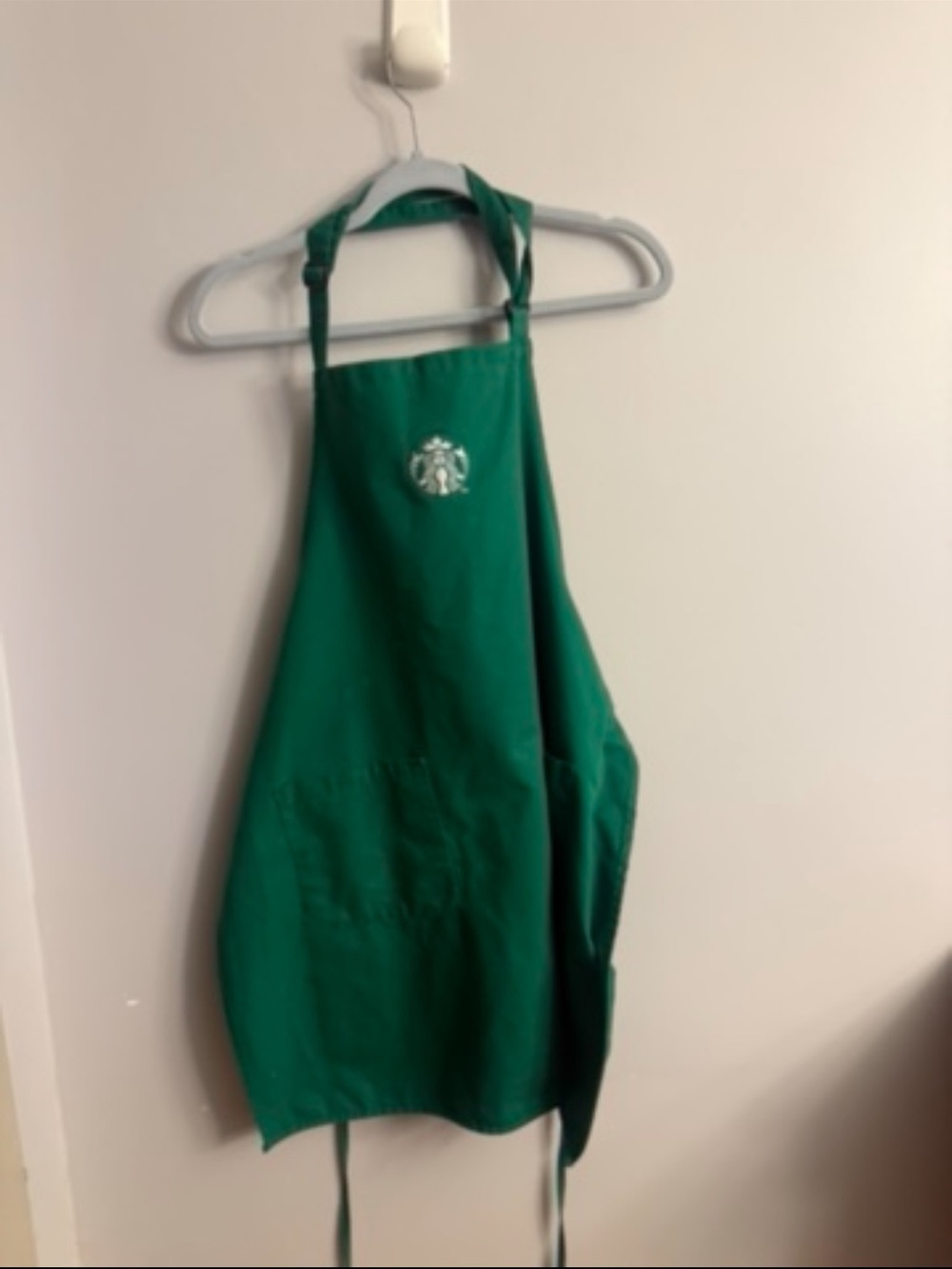 Starbucks Green Barista Apron Adjustable Neck Tie Waist Coffee Shop Uniform